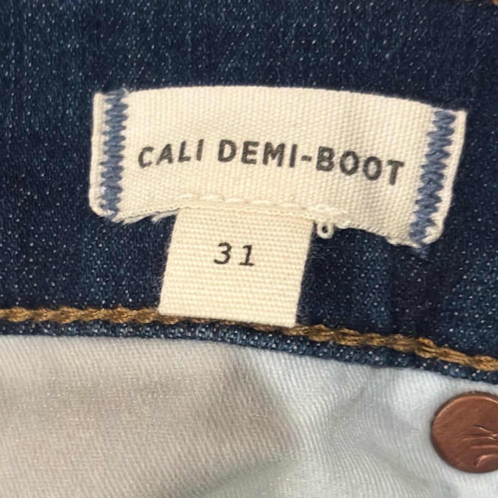 Madewell women’s cali Demi boot jeans size 31 - Picture 5 of 5